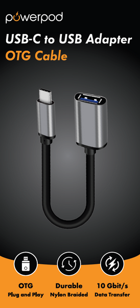 10cm USB-C to USB Adapter OTG Cable