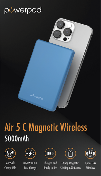Powerpod Air 5 C Magnetic Wireless