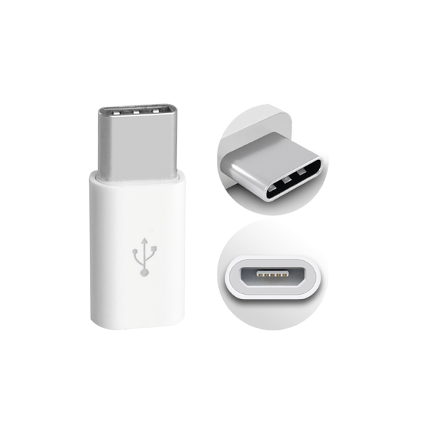 Micro USB to USB 3.1 Type C Sync & Charge Adapter